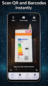 QR code app screenshot